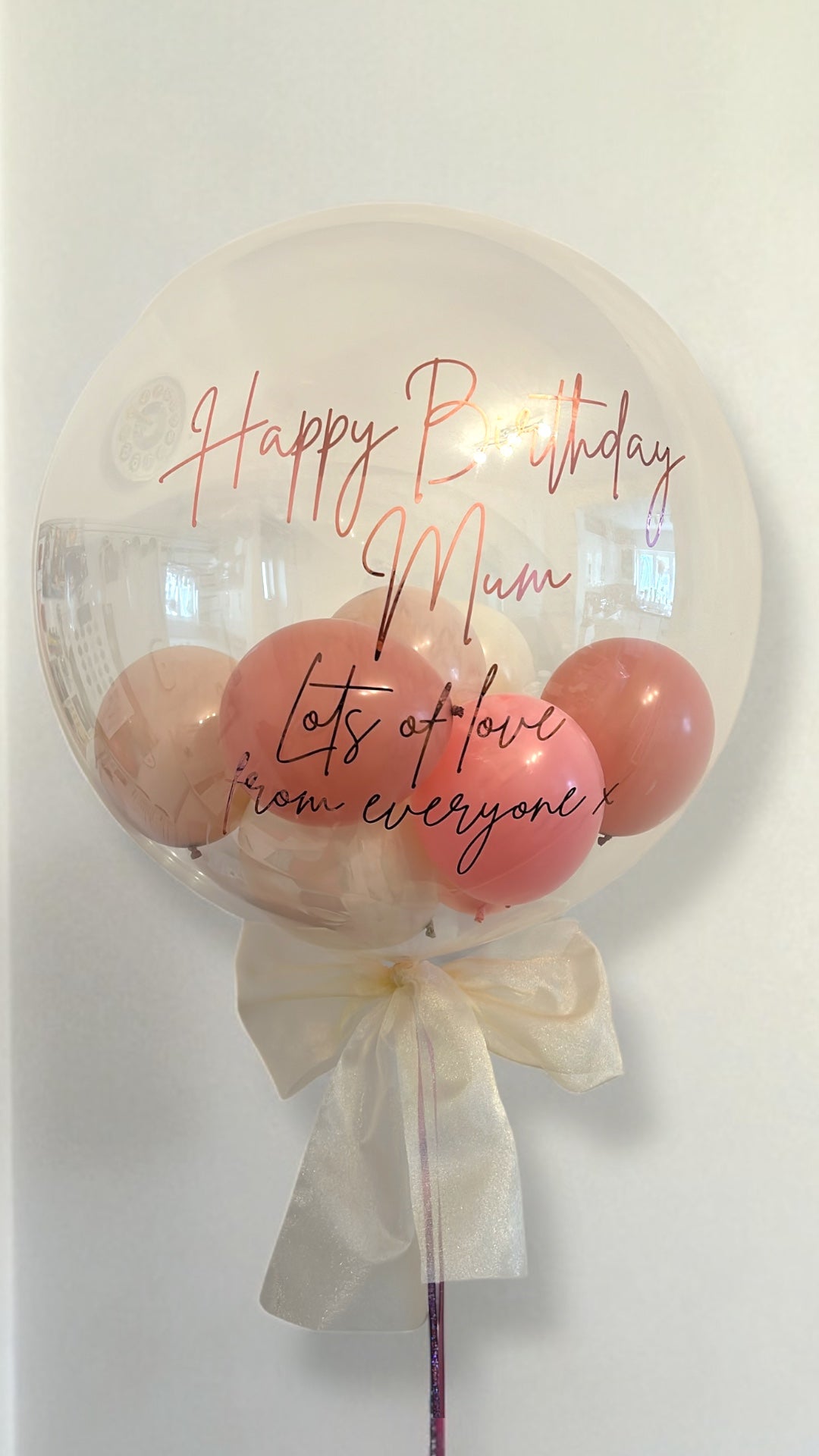 Personalised Bubble Balloon (Helium)