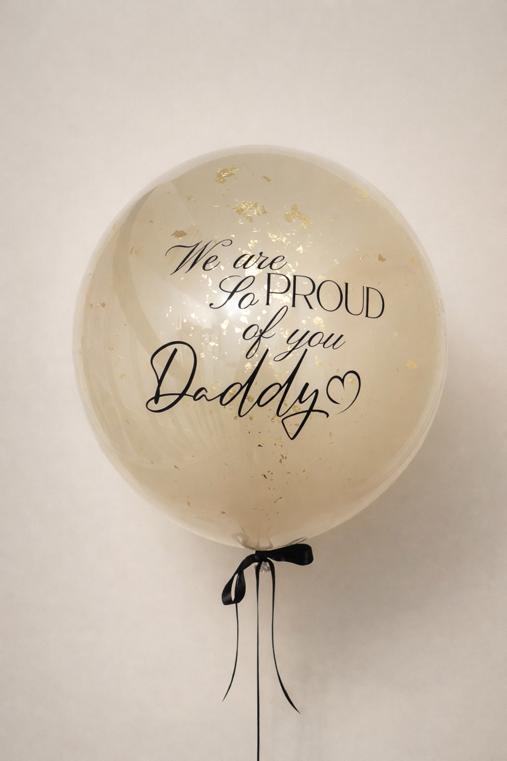 Helium Glass Bubble Balloon Inflated