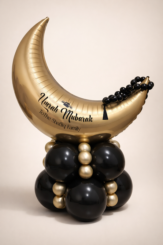 Crescent Moon Balloon Stack