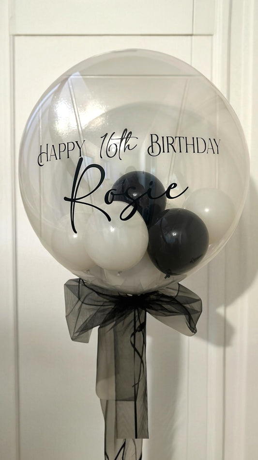 Personalised Bubble Balloon (Helium)