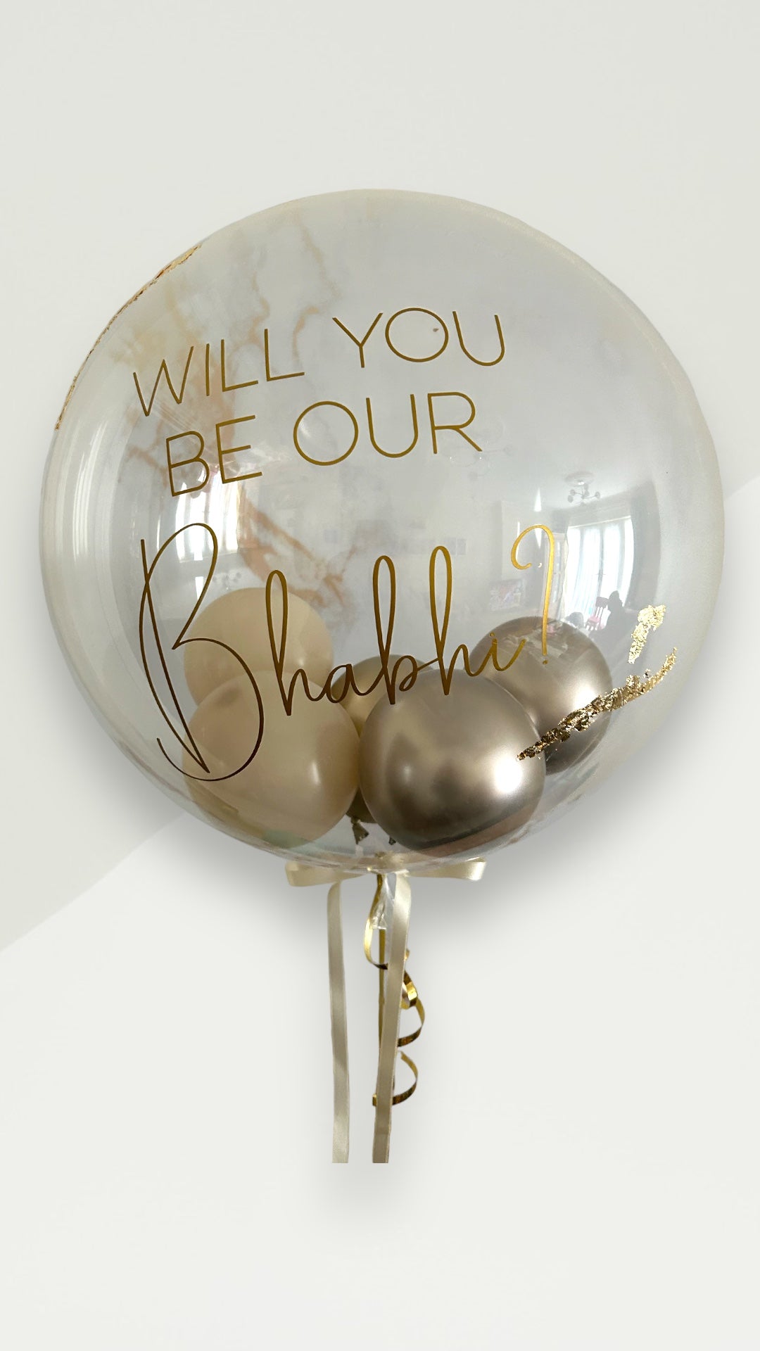 Personalised Bubble Balloon (Helium)