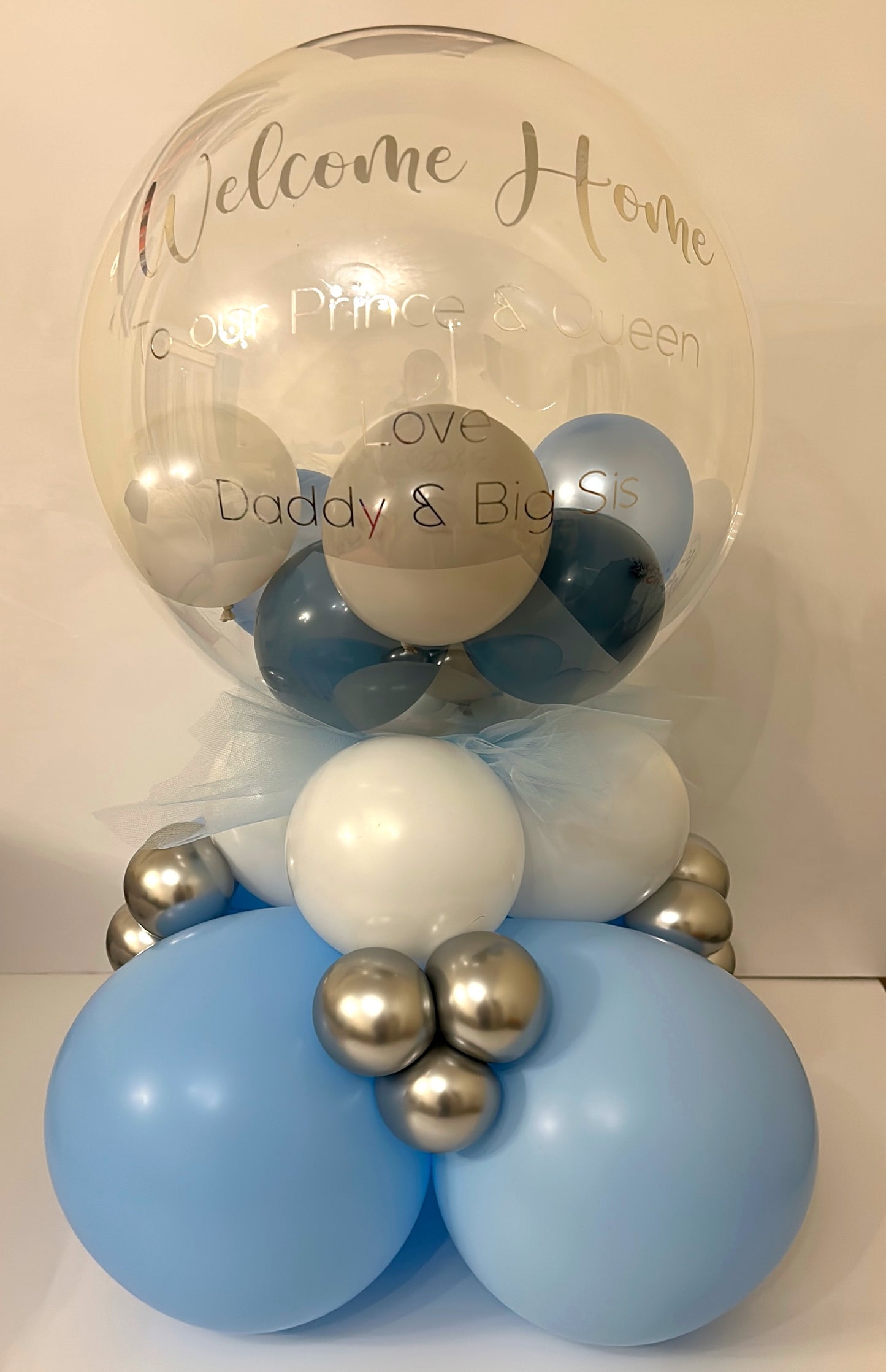 Personalised Table Top Bubble Stack