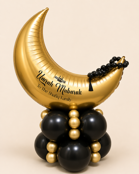 Crescent Moon Balloon Stack