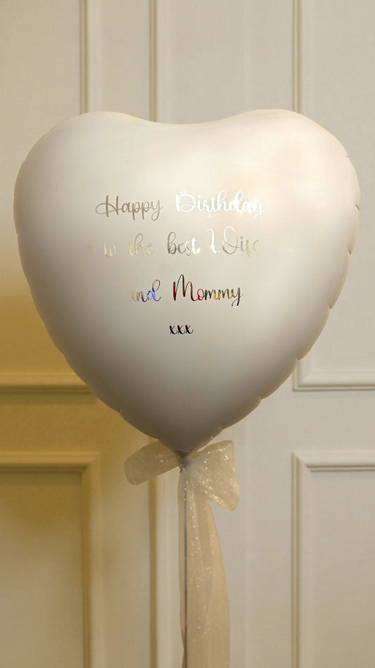 Giant Heart Balloon • 36” Helium Inflated