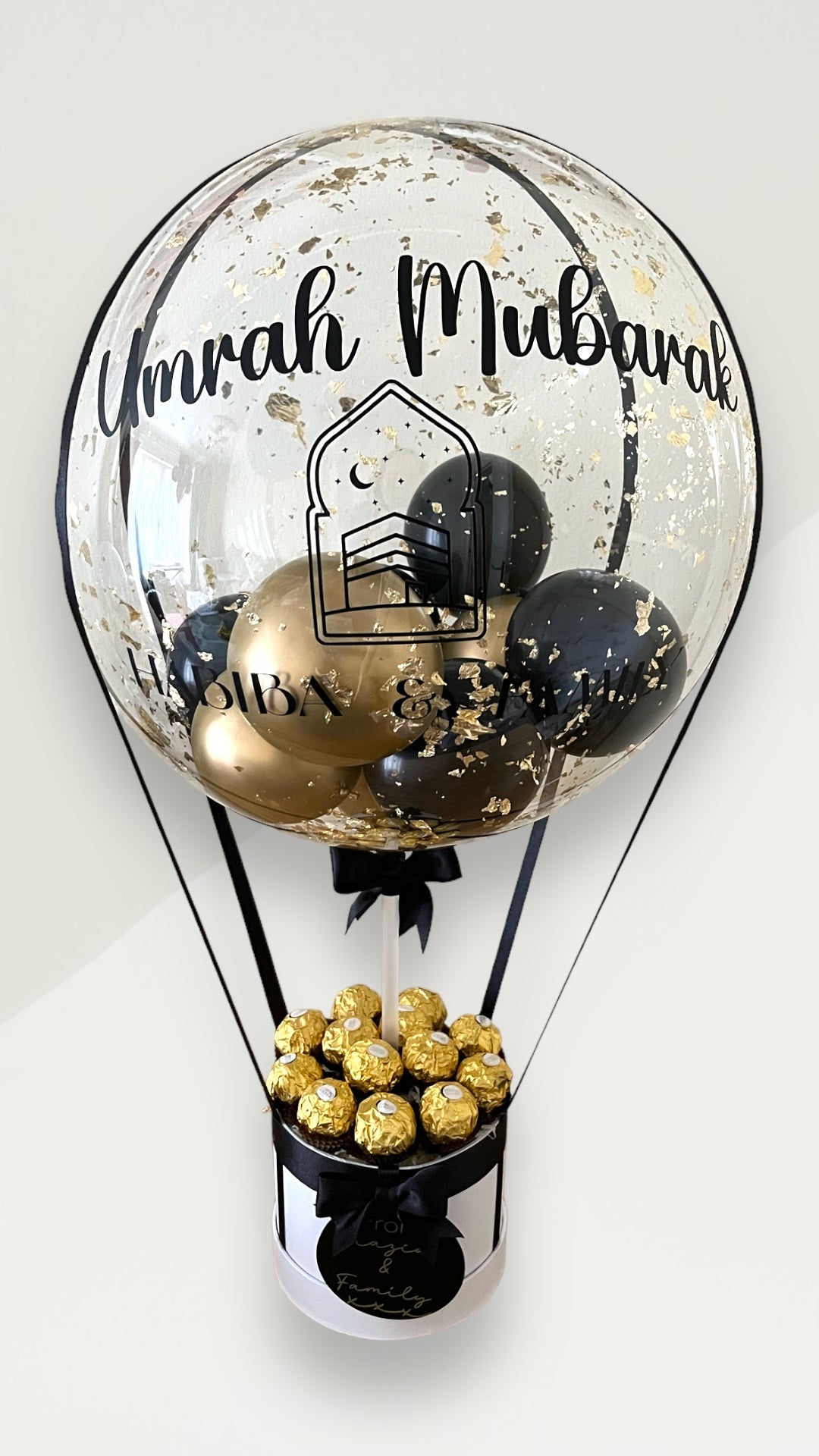 Hot Air Balloon Ferrero Bouquet