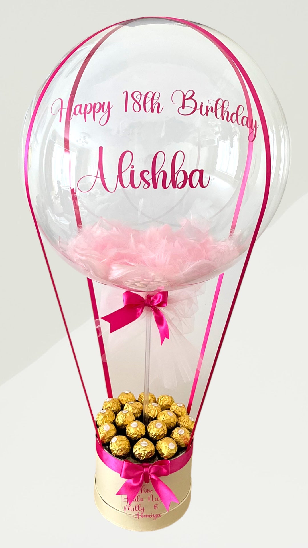 Hot Air Balloon Ferrero Bouquet